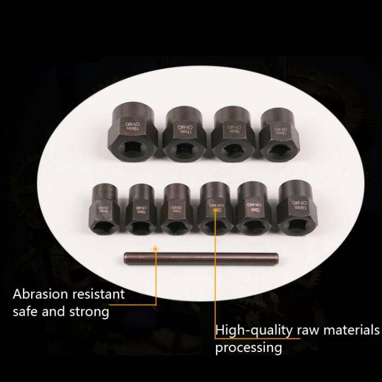 11 In 1 Damaged Nut Removal Tool - Anti-Corrosion Sliding Thread Nut Extractor