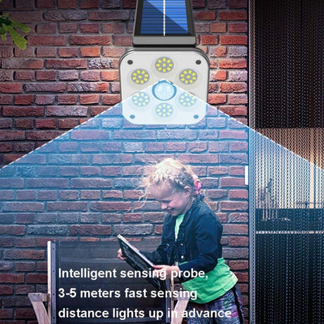 Solar Wall Light Outdoor Waterproof Human Body Induction Garden Lamp Street Light - LYDARZ