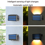 Without Ground Plug Wiring Free Infrared Sensor Waterproof Solar Lighting Wall Light, Without Ground Plug White Light, Without Ground Plug Warm Light, Without Ground Plug RGB