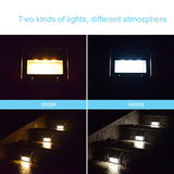2PCS Solar Stainless Steel Stair Wall Lamp - 3 LED Outdoor Garden Fence Light