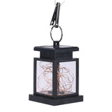 Lámpara solar decorativa para jardín: luz de vela de alambre de cobre resistente al agua para exteriores, paisajismo y césped.