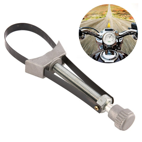 Car Auto Oil Filter Removal Tool Strap Wrench Diameter Adjustable 60mm To 120mm - LYDARZ