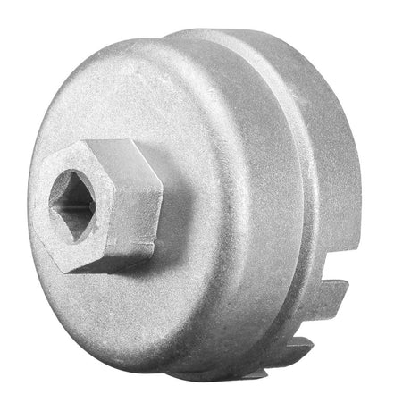 64.5mm Aluminum Oil Filter Wrench Cap Socket Remover Tool for Lexus Toyota Corolla Highlander RAV4 Camry - LYDARZ