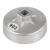 Llave de filtro de aceite de 74 mm para BMW, Audi y Benz - Herramienta extractora de dados de aluminio de 14 estrías
