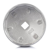 Llave de filtro de aceite de 74 mm para BMW, Audi y Benz - Herramienta extractora de dados de aluminio de 14 estrías