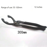10 Inch Car Oil Filter Wrench Plier for Disassembly - Dedicated Clamp Filter Grease Tool