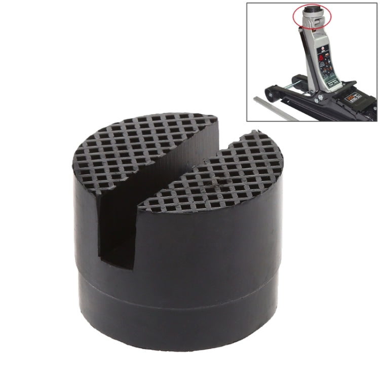 Protector de almohadilla para gato de piso - Herramienta adaptadora de marco de almohadilla de gato de goma ranurada para automóvil
