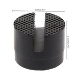 Protector de almohadilla para gato de piso - Herramienta adaptadora de marco de almohadilla de gato de goma ranurada para automóvil