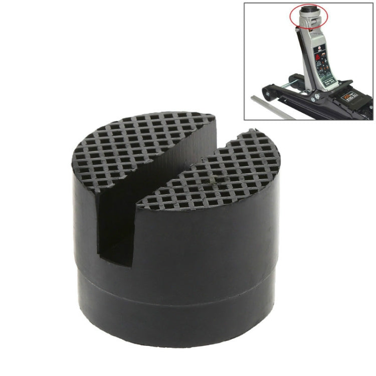 Protector de almohadilla para gato de piso - Herramienta adaptadora de marco de almohadilla de gato de goma ranurada para automóvil