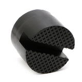 Protector de almohadilla para gato de piso - Herramienta adaptadora de marco de almohadilla de gato de goma ranurada para automóvil