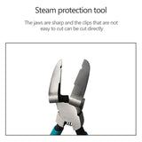 Herramienta para quitar clips de molduras de coche de 17,5 cm - Alicates para paneles de puertas, remaches y fijaciones