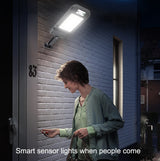 Solar Wall Light Outdoor Waterproof Human Body Induction Garden Lighting