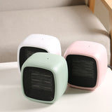 Home Desktop Mini Portable PTC Dumping Power-off Heater, EU Plug, US Plug, UK Plug