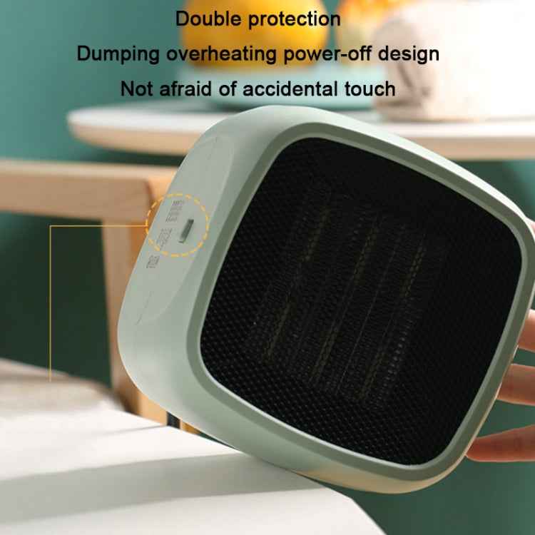 Home Desktop Mini Portable PTC Dumping Power-off Heater, EU Plug, US Plug, UK Plug