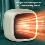 Home Desktop Mini Portable PTC Dumping Power-off Heater, EU Plug, US Plug, UK Plug