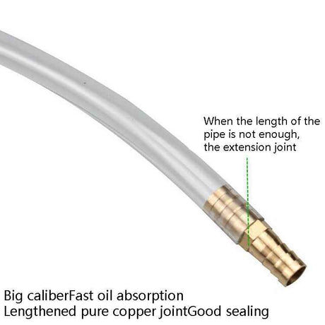 Manual One-Way Valve Oil Pump Fuel Hand Oil Pump Car Fuel Pipe Oil Pump, 3m Oil Pump