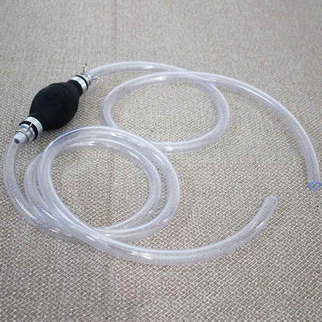 One-Way Valve Manual Oil Pump Oil Pipe Aquarium Water Changer, 15mm Alloy