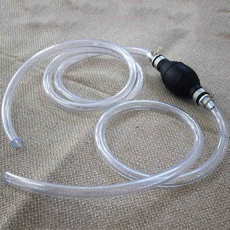 One-Way Valve Manual Oil Pump Oil Pipe Aquarium Water Changer, 15mm Alloy