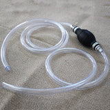 One-Way Valve Manual Oil Pump Oil Pipe Aquarium Water Changer, 15mm Alloy