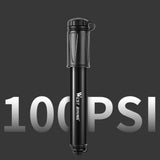 Minibomba portátil para bicicleta West Biking: bomba de alta presión para baloncesto y más