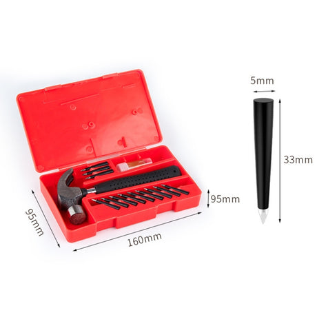 Q412 Car Tyre Repair Nail Emergency Tire Repair Kit, Tire Repair Kit - LYDARZ