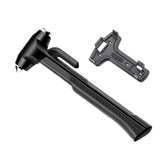 Car Safety Life-Saving Hammer Car Emergency Multifunctional Window Breaker, Upgraded Black,  Deluxed Black With Fixed Rack, Deluxed Silver 3 in 1