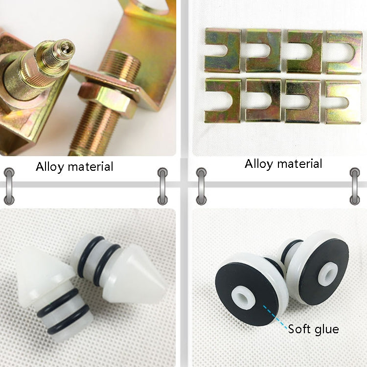 Herramienta 26 en 1 para detección de fugas de aire acondicionado automotriz: herramienta de aleación de aluminio para detectar fugas de aire.