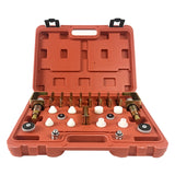 Herramienta 26 en 1 para detección de fugas de aire acondicionado automotriz: herramienta de aleación de aluminio para detectar fugas de aire.