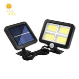 Solar Separated Wall Lamp Outdoor Courtyard Waterproof Human Body Induction Light, 108 COB, 128 COB