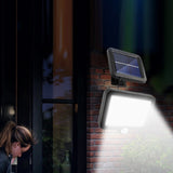 Solar getrennte Wandleuchte im Innenhof, wasserdicht, menschliches Körperinduktionslicht