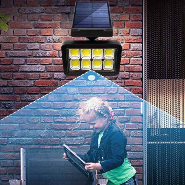 Solar getrennte Wandleuchte im Innenhof, wasserdicht, menschliches Körperinduktionslicht