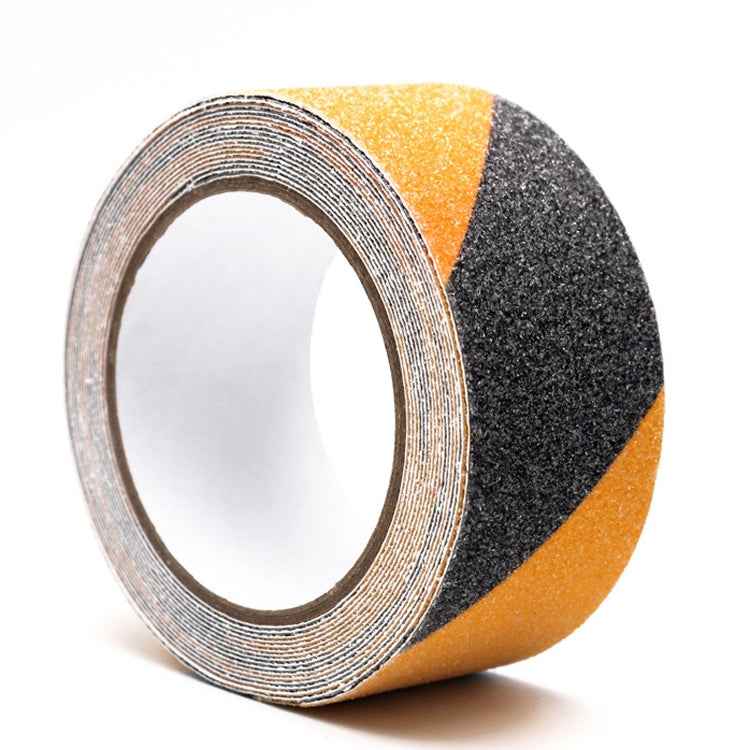 Sands Anti-Slip Tape Ground Sticking Line Wear-Resistant Stair Step Warning Tape, Black 2.5cm x 5m, Black Yellow 2.5cm x 5m, Black 5cm x 5m, Black Yellow 5cm x 5m