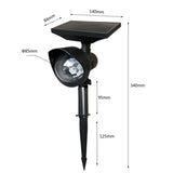 Outdoor Solar Rotating Colorful Project Lamp Grass Garden Solar Light, Rotating RGB Upgrade