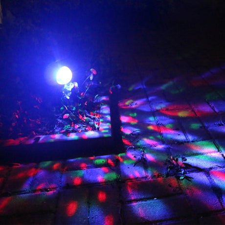 Outdoor Solar Rotating Colorful Project Lamp Grass Garden Solar Light - LYDARZ