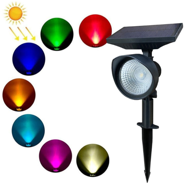 Solar Flood Light Home Solar Garden Villa Lawn Lamp, White Light, Warm Light, Colorful Light