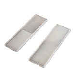 50 PCS Car Body Reflective Stickers Plastic Reflective Strip Reflector Truck Reflective Tablet, Nonporous, With Holes