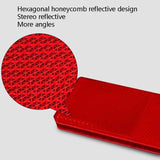 50 PCS Car Body Reflective Stickers Plastic Reflective Strip Reflector Truck Reflective Tablet, Nonporous, With Holes