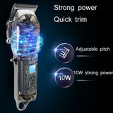RESUXI Retro Piaget Hair Clipper LCD Digital Display High-Power Hair Clipper, JM-106 EU Plug, JM-106 US Plug