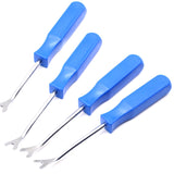 4 PCS Car Door Claw Nail Remover Interior Trim Plate Buckle Tool Glue Screwdriver, 4 PCS