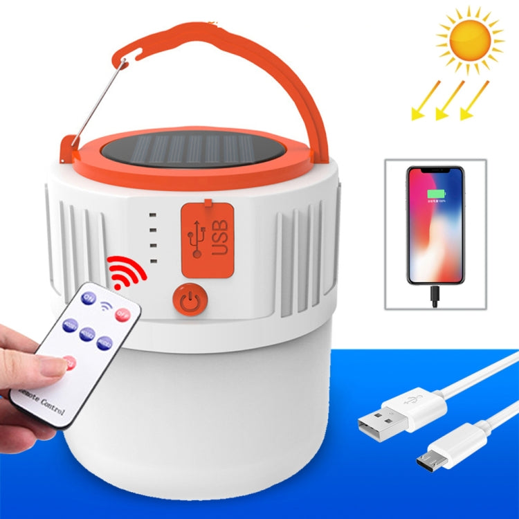 Luz LED solar de emergencia y camping: luz de emergencia doméstica y lámpara móvil para mercado nocturno.
