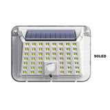 Solar Wall Light - Four-Sided Luminous Human Body Induction Waterproof Outdoor Garden Light