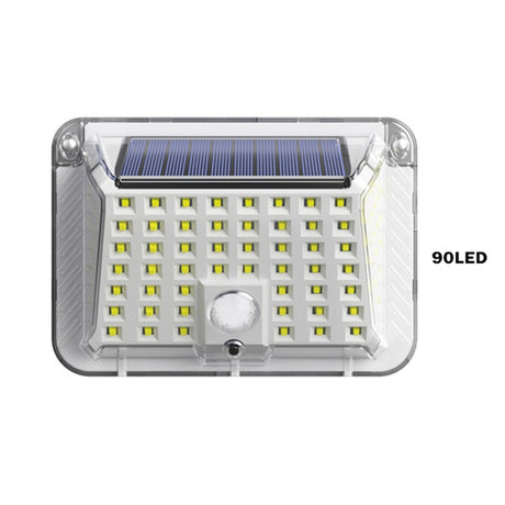 Solar Wall Light Garden Four-Sided Luminous Solar Light Human Body Induction Waterproof Outdoor Light - LYDARZ