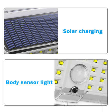 Solar Wall Light Garden Four-Sided Luminous Solar Light Human Body Induction Waterproof Outdoor Light - LYDARZ