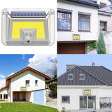 Solar Wall Light Garden Four-Sided Luminous Solar Light Human Body Induction Waterproof Outdoor Light - LYDARZ