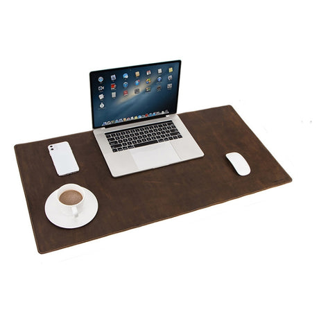 CF9011  Desk Pad Retro Crazy Horse Leather Notebook Computer Mouse - LYDARZ