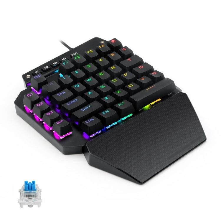 K700 44 Keys RGB Luminous Switchable Axis Gaming One-Handed Keyboard