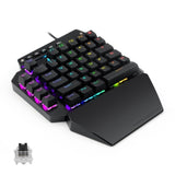 K700 44 Keys RGB Luminous Switchable Axis Gaming One-Handed Keyboard