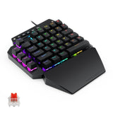 K700 44 Keys RGB Luminous Switchable Axis Gaming One-Handed Keyboard