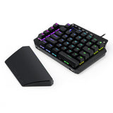 K700 44 Keys RGB Luminous Switchable Axis Gaming One-Handed Keyboard