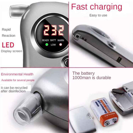 CA2000 Alcohol Tester Blowing Type Ethanol Concentration Tester, CA2000